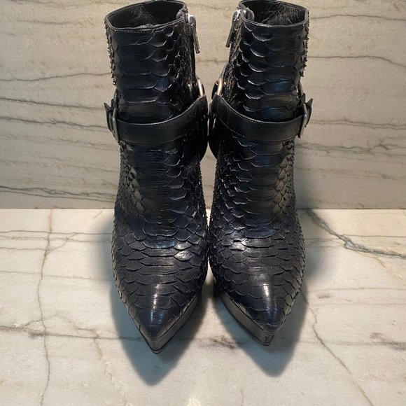 Exotic Skin Saint Laurent Booties - Picture 5 of 7